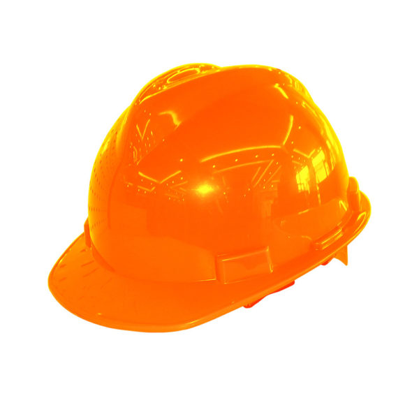 Casque de sécurité industrielle PE - Orange