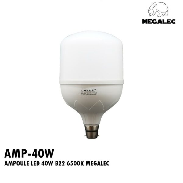 AMPOULE 40W B22 6500K MEGALEC