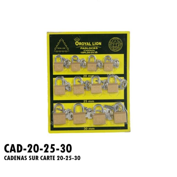 CADENAS SUR CARTE 20-25-30
