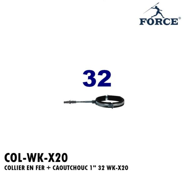 COLLIER+CAOUTCHOUC 1 32 WK-X20