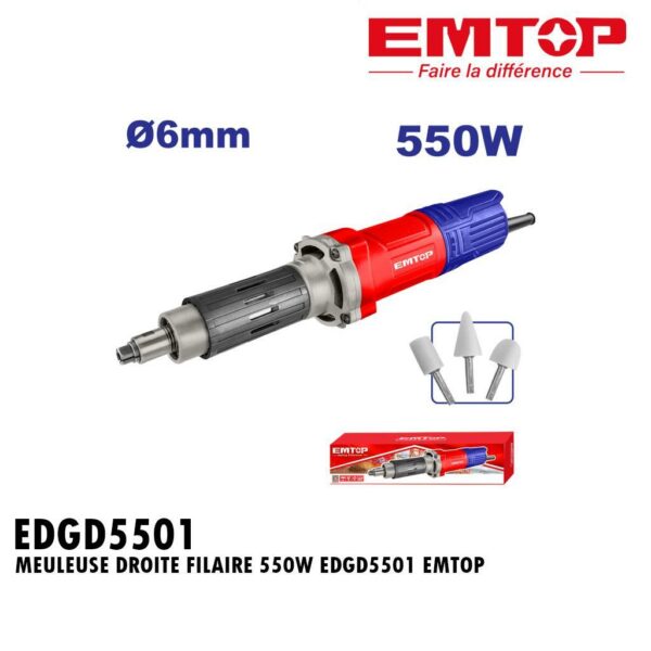 MEULEUSE DROITE FILAIRE 550W EDGD5501 EMTOP