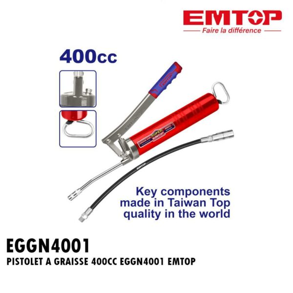 PISTOLET A GRAISSE 400CC EGGN4001 EMTOP