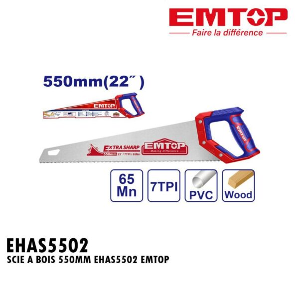 SCIE A BOIS 550MM EHAS5502 EMTOP