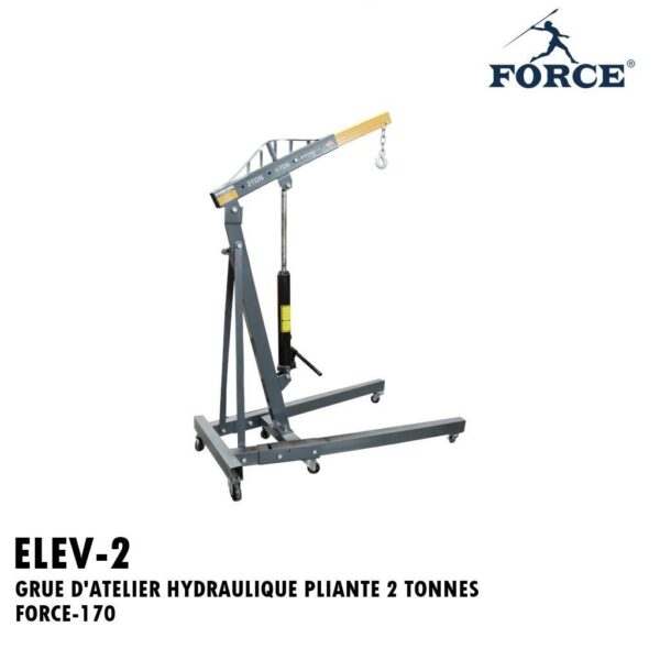 ELEVATEUR DE MOTEUR HYDRAULIQUE PLIANT 2 TONNES REF FORCE-170