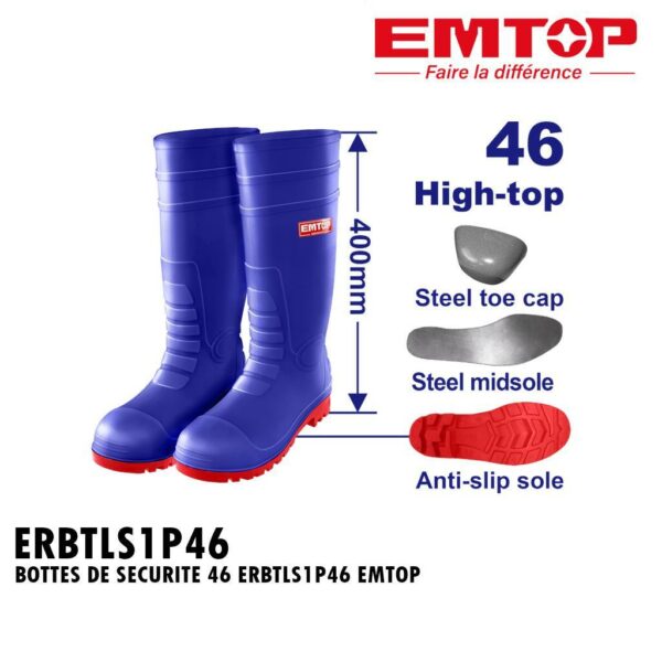 BOTTES DE SECURITE 46 ERBTLS1P46 EMTOP