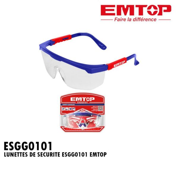 LUNETTES DE SECURITE ESGG0101 EMTOP