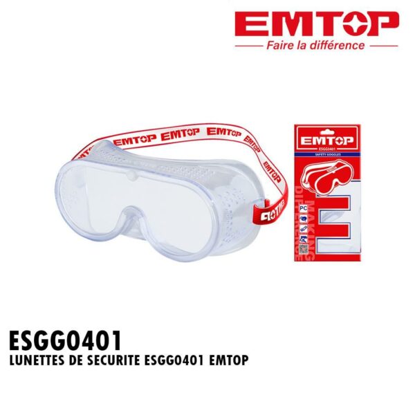 LUNETTES DE SECURITE ESGG0401 EMTOP