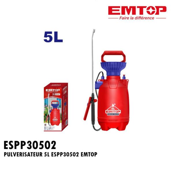 PULVERISATEUR 5L ESPP30502 EMTOP