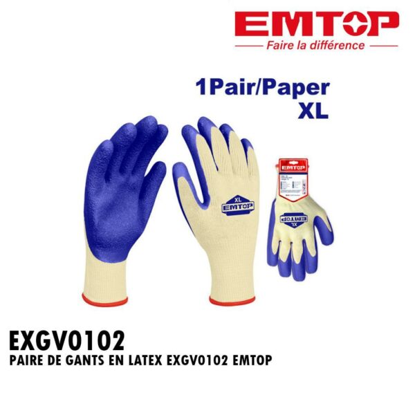 GANTS EN LATEX EXGV0102 EMTOP