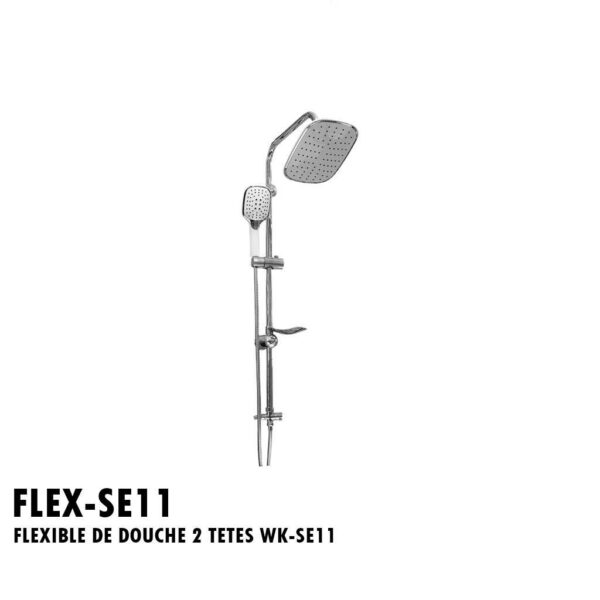 FLEXIBLE DE DOUCHE 2 TETES WK-SE11