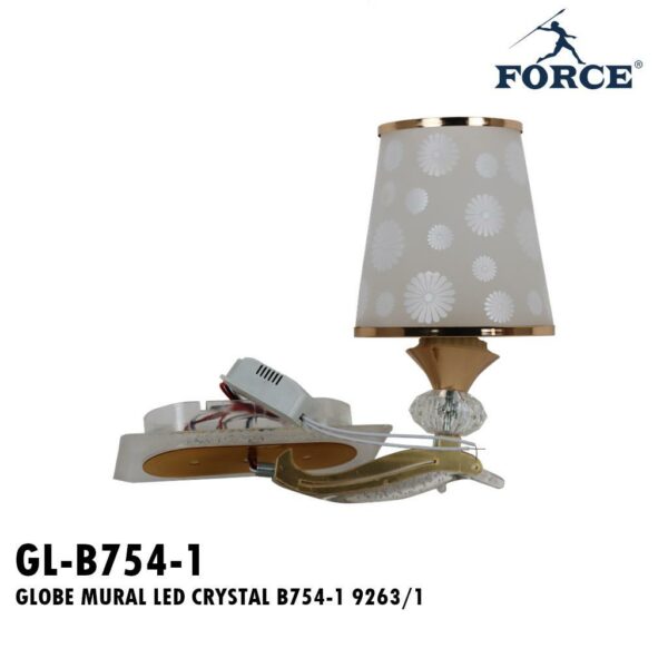 GLOBE MURAL LED CRYSTAL B754-1 9263/1
