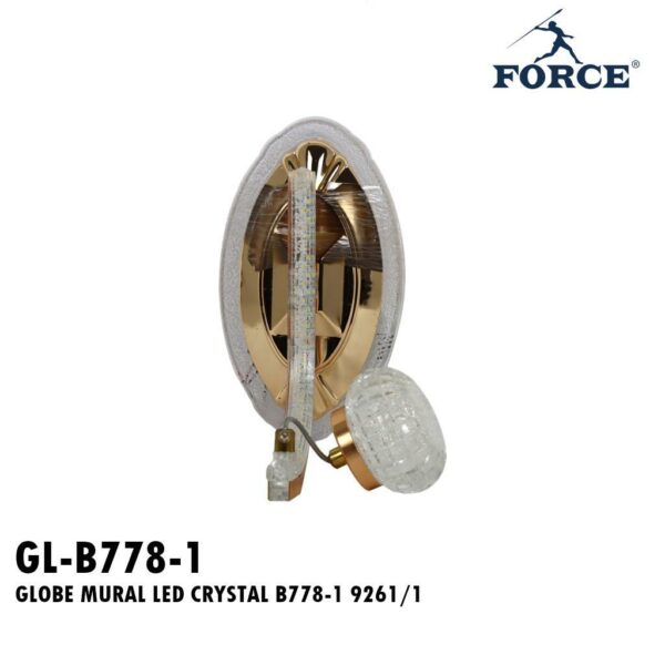 GLOBE MURAL LED CRYSTAL B778-1 9261/1