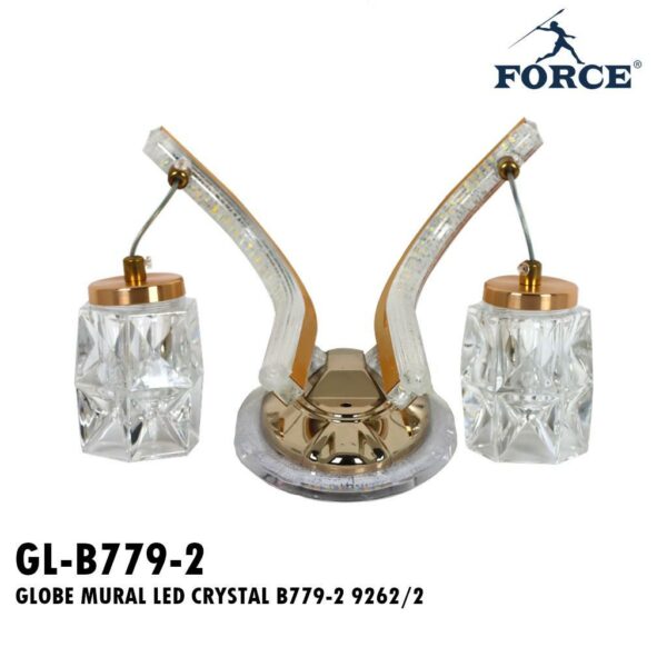 GLOBE MURAL LED CRYSTAL B779-2 9262/2