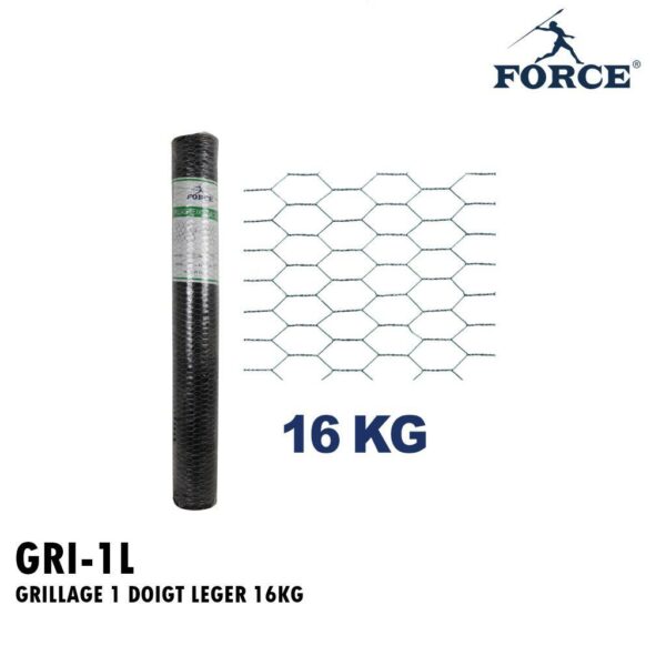 GRILLAGE 1 DOIGT LEGER 16KG