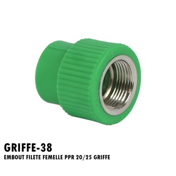 EMBOUT FILETE FEMELLE PPR 20/25 GRIFFE