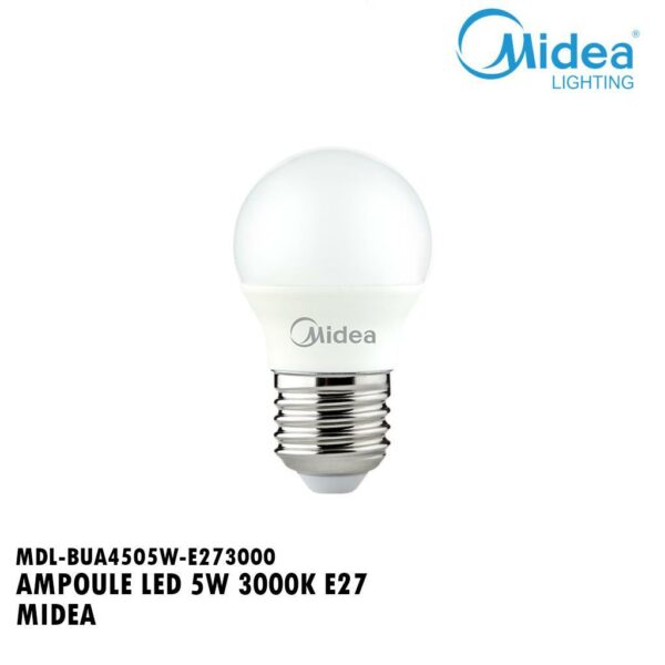 AMPOULE LED 5W 3000K E27 MIDEA