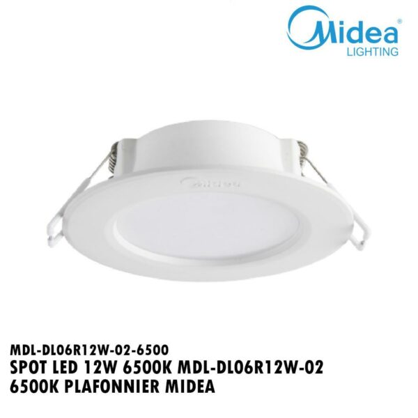 SPOT LED 12W 6500K  MDL-DL06R12W-02 6500K PLAFONNIER MIDEA