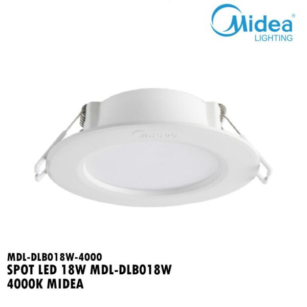 SPOT LED 18W MDL-DLB018W 4000K  MIDEA