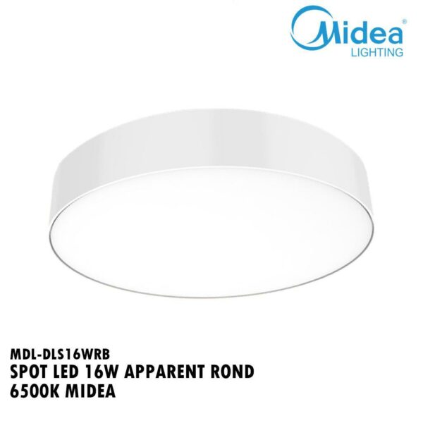 SPOT LED 16W APPARENT ROND 6500K MIDEA