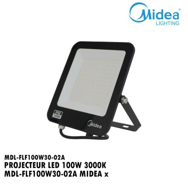 PROJECTEUR LED 100W 3000K MDL-FLF100W30-02A MIDEA