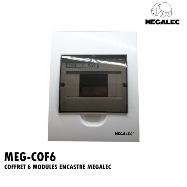 COFFRET 6 MODULES ENCASTRE MEGALEC