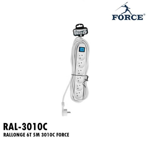 RALLONGE 6T 5M 3010C FORCE
