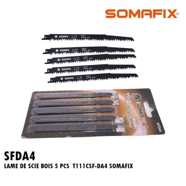 LAME DE SCIE BOIS 5 PCS  T111CSF-DA4 SOMAFIX