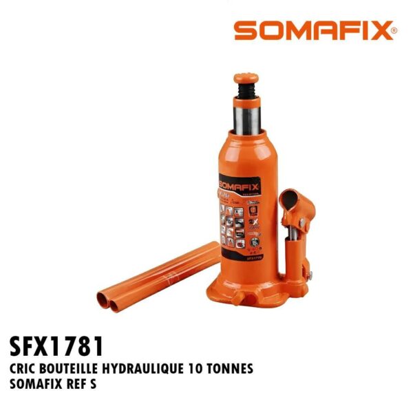 CRIC BOUTEILLE HYDRAULIQUE 10 TONNES SOMAFIX REF S