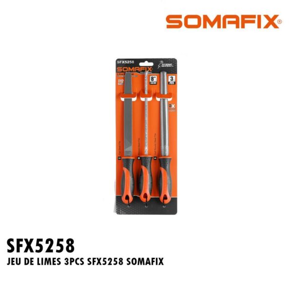 JEU DE LIMES 3PCS SFX5258 SOMAFIX