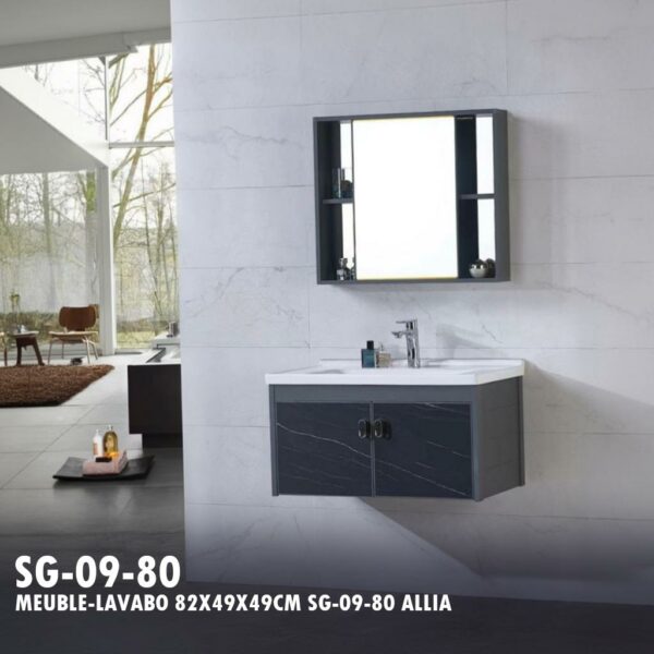 MEUBLE-LAVABO 82X49X49CM SG-09-80 ALLIA