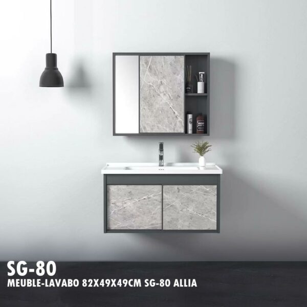 MEUBLE-LAVABO 82X49X49CM SG-80 ALLIA