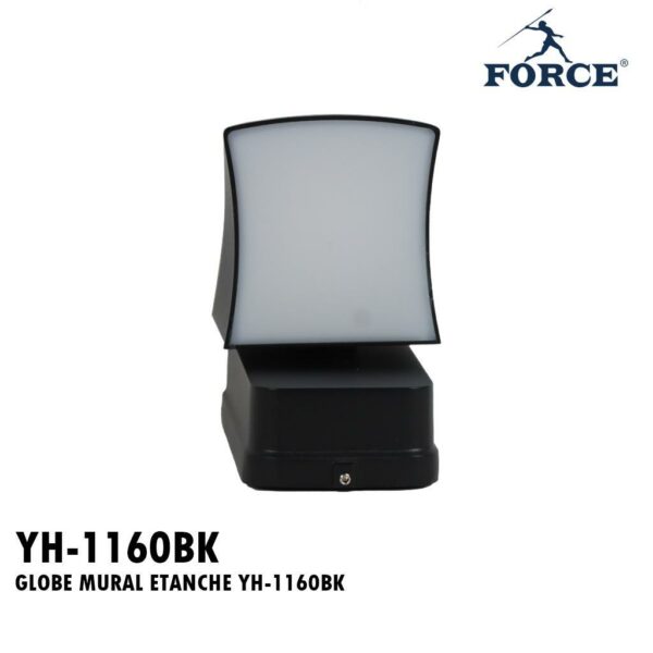 GLOBE MURAL ETANCHE YH-1160BK
