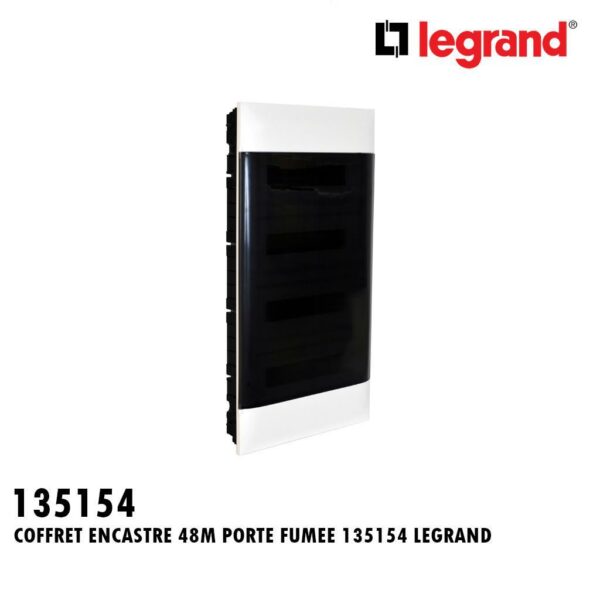 COFFRET 48 MODULES ENCASTRE PORTE FUMEE 135154 LEGRAND