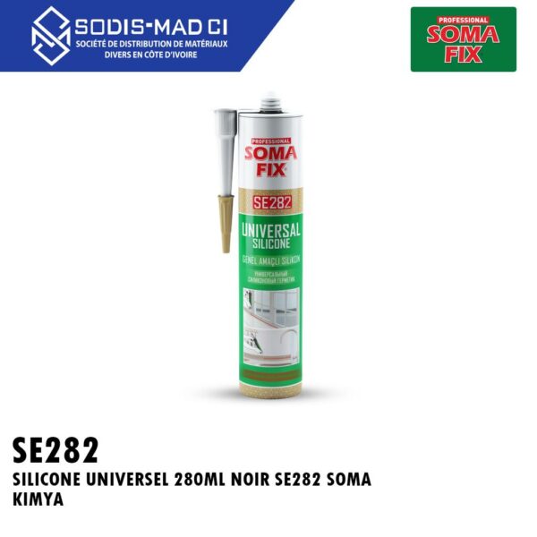 SILICONE 280ML NOIR SE282 SOMA KIMYA