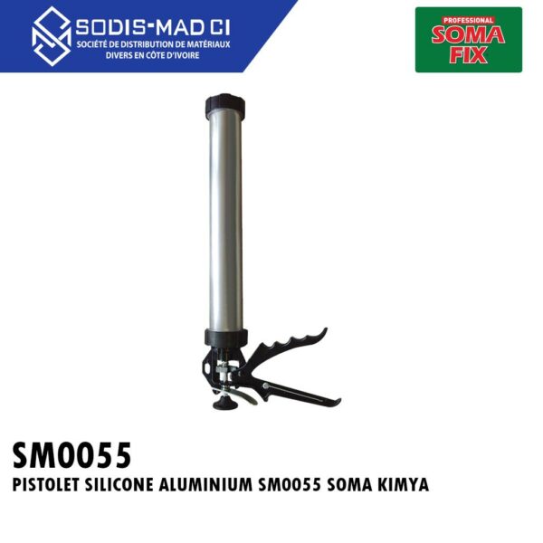 PISTOLET SILICONE ALUMINIUM SM0055 SOMA KIMYA