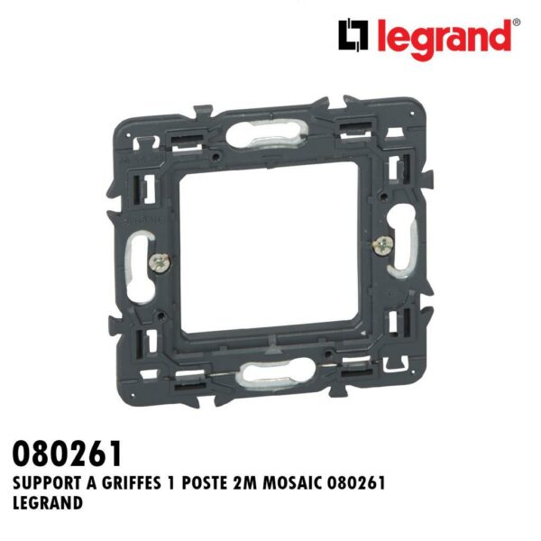 SUPPORT A GRIFFES 1 POSTE 2M MOSAIC 080261 LEGRAND