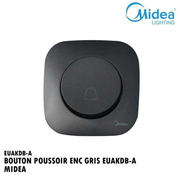 BOUTON POUSSOIR ENC GRIS EUAKDB-A MIDEA