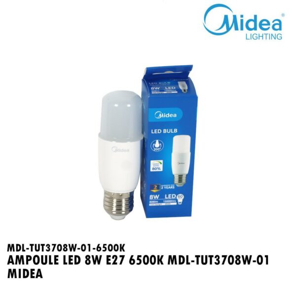 AMPOULE LED 8W E27 6500K MDL-TUT3708W-01 MIDEA