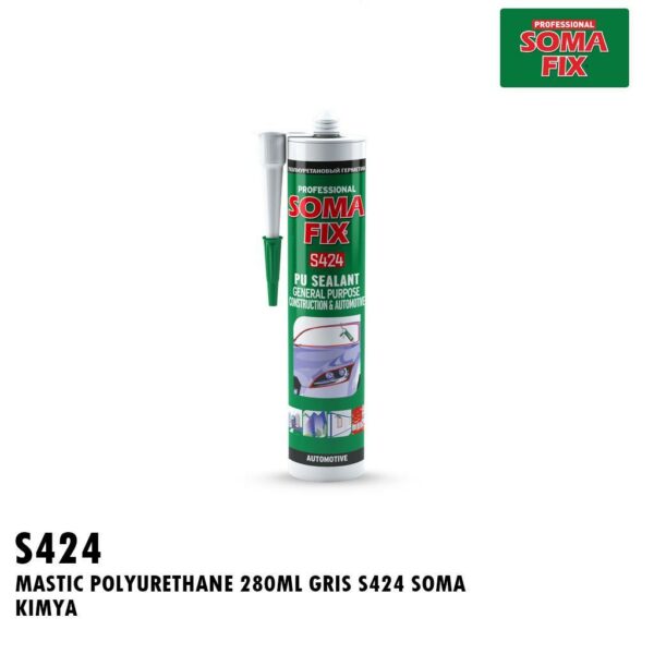 MASTIC POLYURETHANE 280ML GRIS S424 SOMA KIMYA