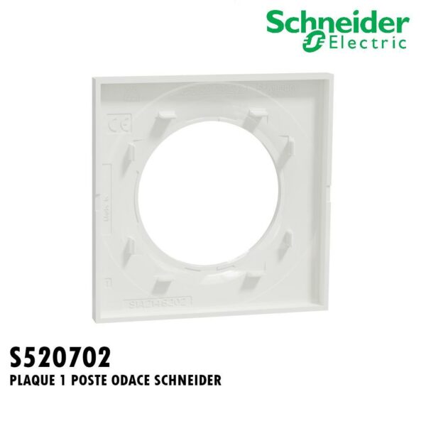 PLAQUE 1 POSTE ODACE SCHNEIDER