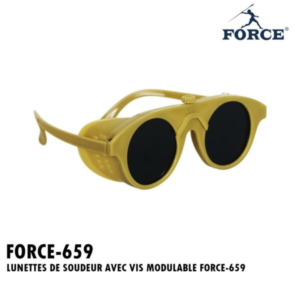 LUNETTES DE SOUDEUR AVEC VIS MODULABLE FORCE-659