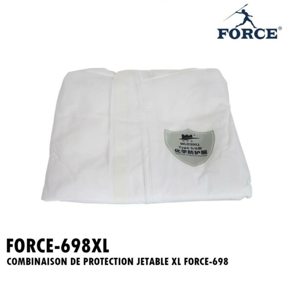 COMBINAISON DE PROTECTION JETABLE XL FORCE-698