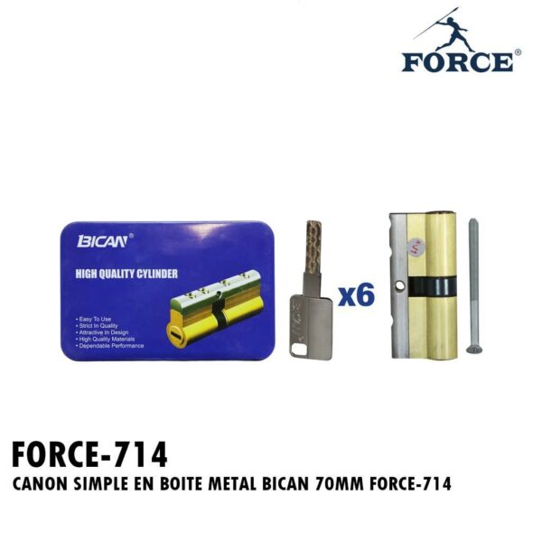 CANON SIMPLE EN BOITE METAL BICAN 70MM FORCE-714