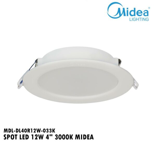 SPOT LED 12W 4" 3000K MIDEA