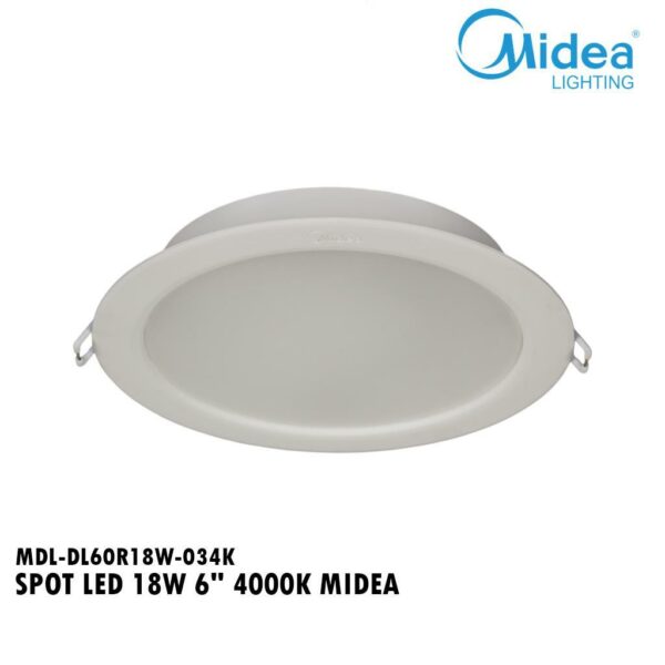 SPOT LED 18W 6" 4000K MIDEA