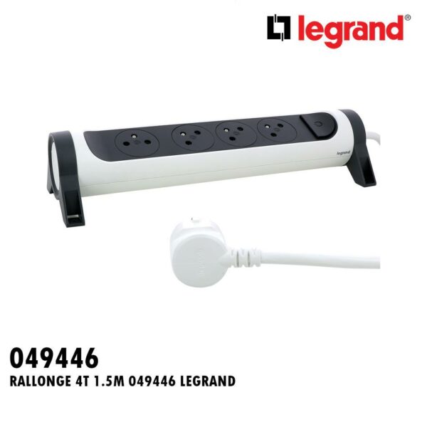 RALLONGE 4T 1.5M 049446 LEGRAND