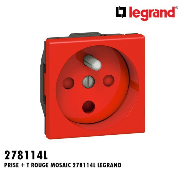 PRISE + T ROUGE MOSAIC 278114L LEGRAND