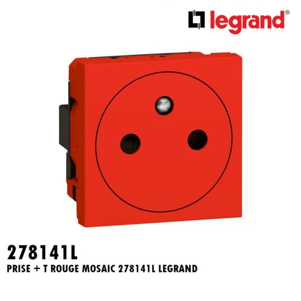 PRISE + T ROUGE MOSAIC 278141L LEGRAND