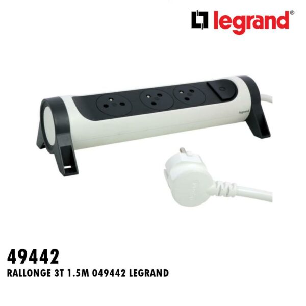 RALLONGE 3T 1.5M 049442 LEGRAND