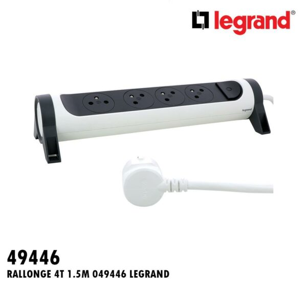 RALLONGE 4T 1.5M 049446 LEGRAND